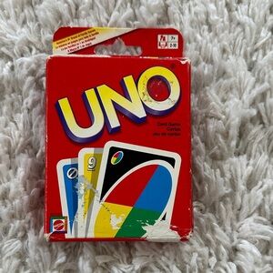 Mattel UNO Card Game in Red Box